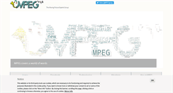 Desktop Screenshot of mpeg.chiariglione.org